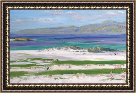 FCB Cadell Iona Sound And Ben More Framed Painting