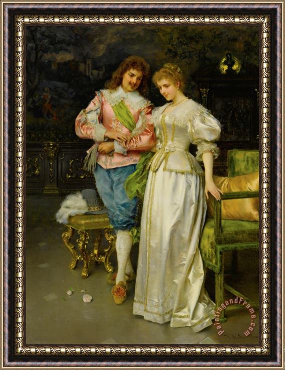 Federico Andreotti Betrothed Framed Painting