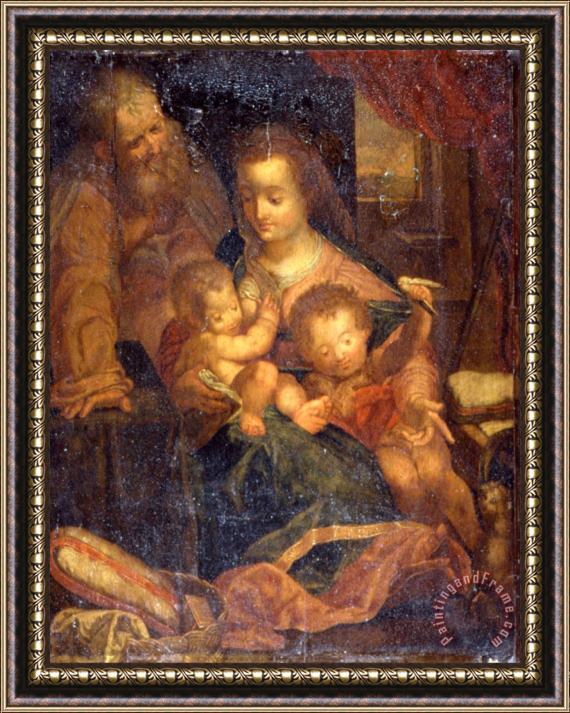 Federico Barocci Holy Family Framed Painting