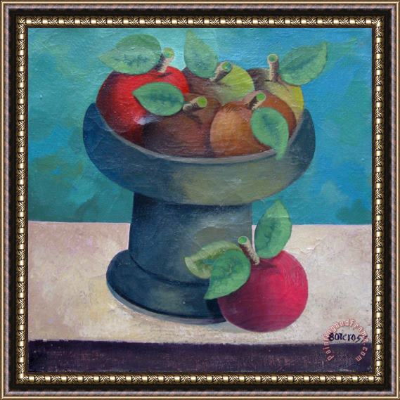 Fernando Botero Sin Titulo, 1957 Framed Painting