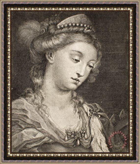 Francesc Fontanals Saint Catherine of Alexandria Framed Print
