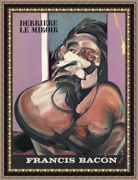 Francis Bacon Derriere Le Miroir (cover Lithograph), 1966 Framed Painting