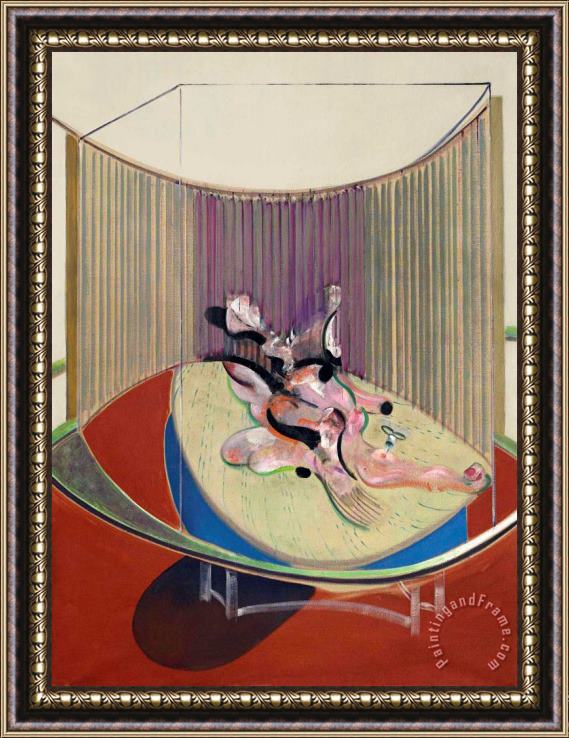 Francis Bacon Version No. 2 of Lying Figure with Hypodermic Syringe, 1968 Framed Print