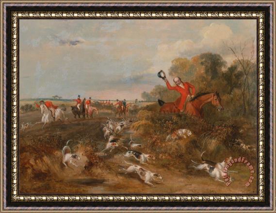 Francis Calcraft Turner Bachelor's Hall Capping on Hounds Framed Painting