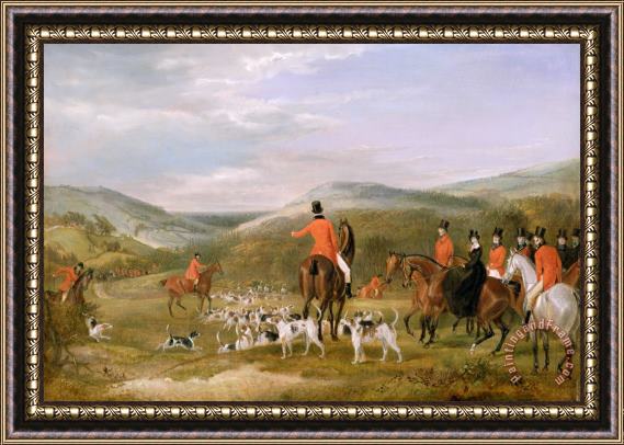 Francis Calcraft Turner The Berkeley Hunt Framed Painting