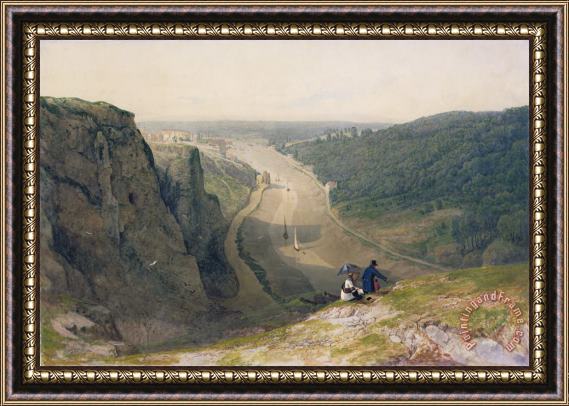 Francis Danby The Avon Gorge - looking over Clifton Framed Painting