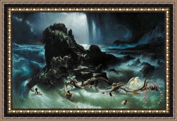 Francis Danby The Deluge Framed Painting