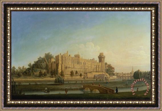Francis Harding Warwick Castle Framed Painting