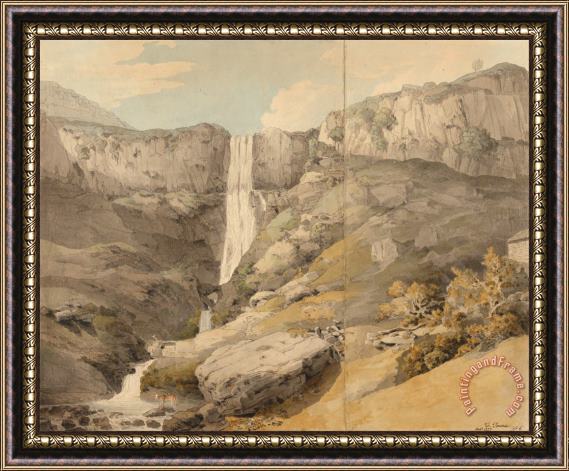 Francis Swaine View of The Rhydaer Framed Print
