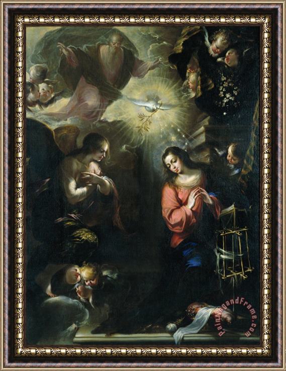 Francisco De Solis Annunciation Framed Print