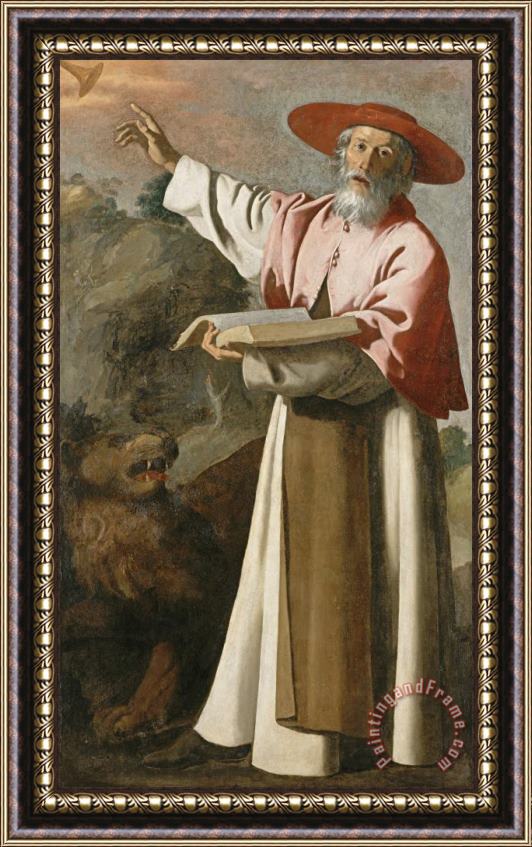 Francisco de Zurbaran Saint Jerome Framed Painting