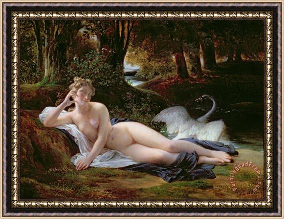 Francois Edouard Picot Leda and the Swan Framed Painting
