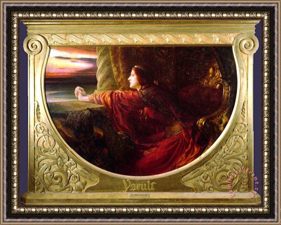 Frank Dicksee Yseult Framed Painting