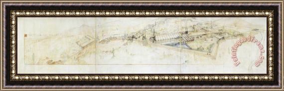 Frank Lloyd Wright Studio, Taliesin West, Scottsdale, Az Framed Painting
