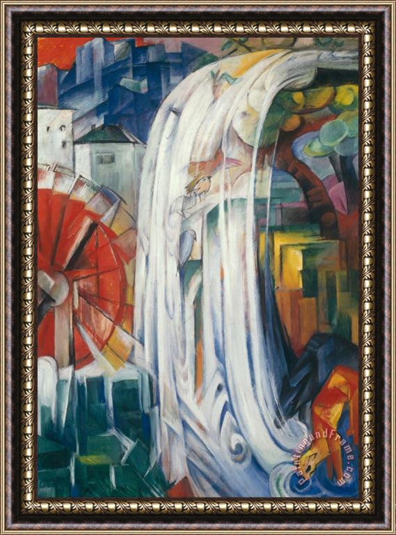 Franz Marc The Bewitched Mill Framed Print