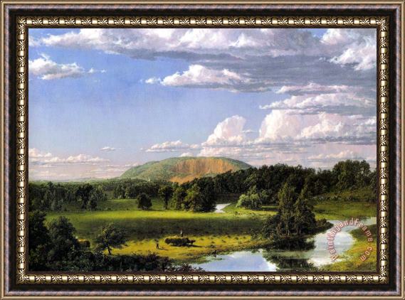 Frederic Edwin Church West Rock, New Haven Framed Print
