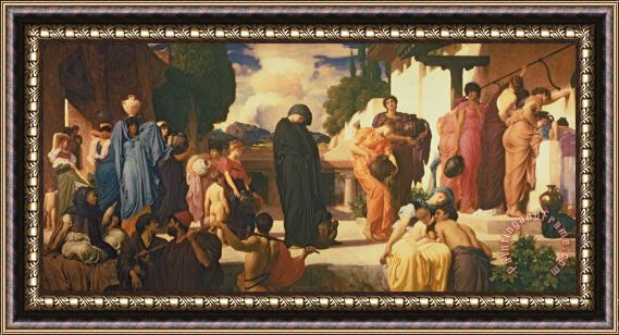 Frederic Leighton Captive Andromache Framed Painting