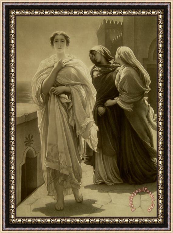 Frederic Leighton Helen of Troy Framed Painting