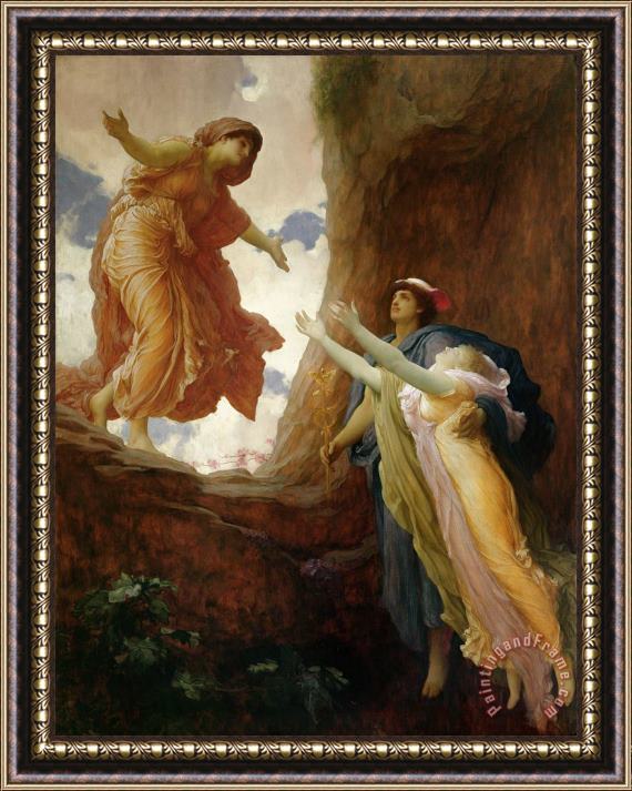 Frederic Leighton The Return of Persephone Framed Painting