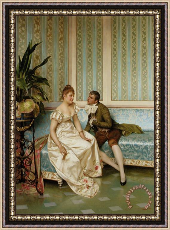 Frederic Soulacroix La Proposition Framed Painting