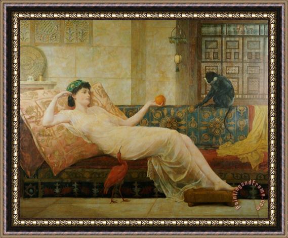 Frederick Goodall A Dream of Paradise Framed Painting