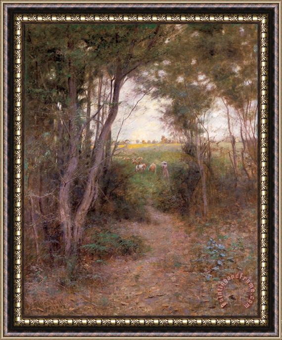 Frederick Mccubbin A Ti Tree Glade Framed Painting