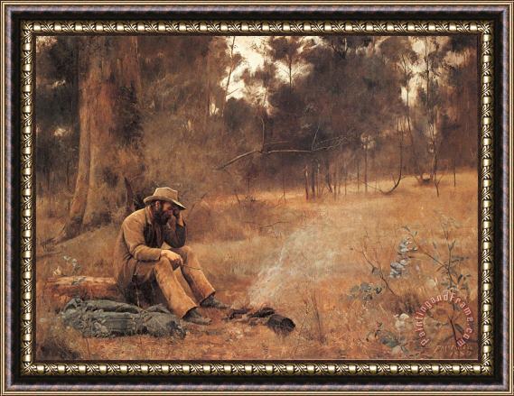 Frederick Mccubbin Down on His Luck Framed Painting