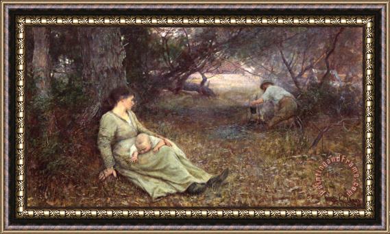 Frederick Mccubbin On The Wallaby Track Framed Painting