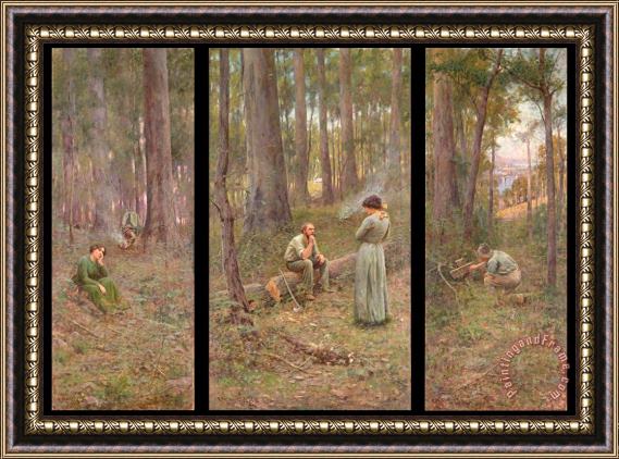 Frederick Mccubbin The Pioneer Framed Painting