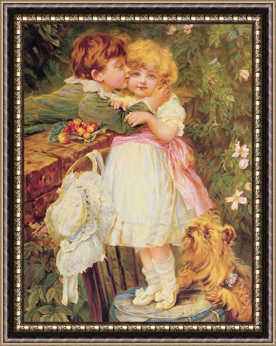 Frederick Morgan Over the Garden Wall Framed Painting