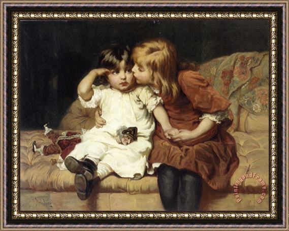 Frederick Morgan The Consolation Framed Painting