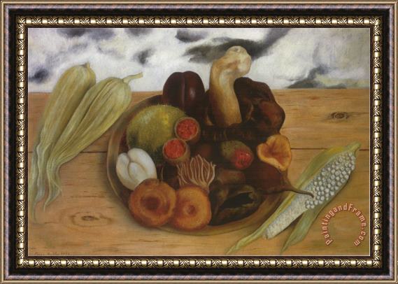 Frida Kahlo Fruits of The Earth 1938 Framed Painting
