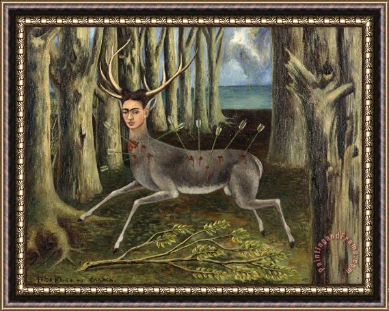 Frida Kahlo The Wounded Deer 1946 Framed Print