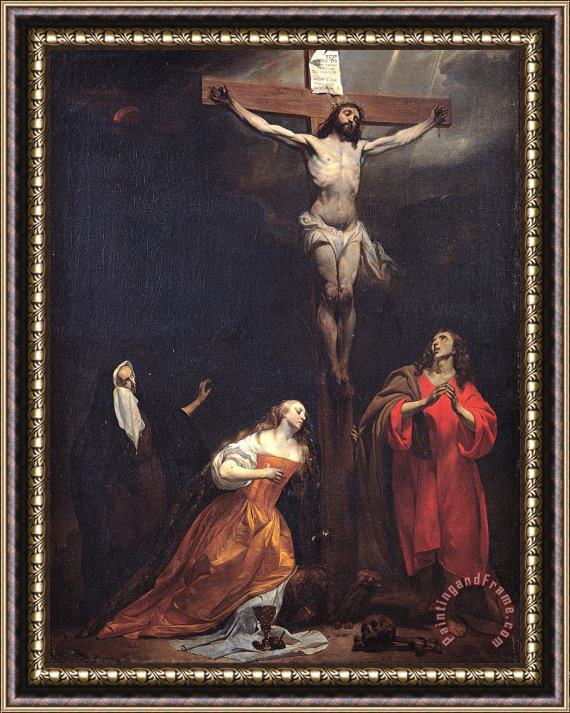 Gabriel Metsu Crucifixion Framed Painting