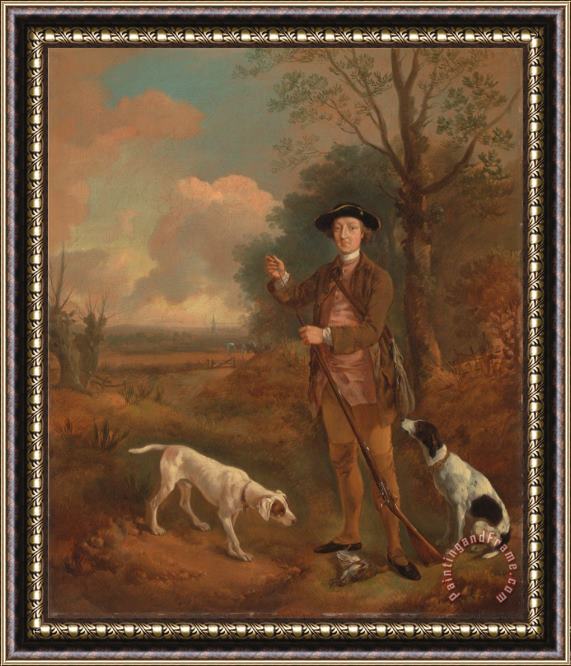 Gainsborough, Thomas Major John Dade, of Tannington, Suffolk Framed Painting