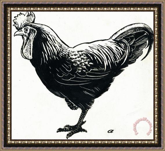 George Adamson The Hen Framed Print