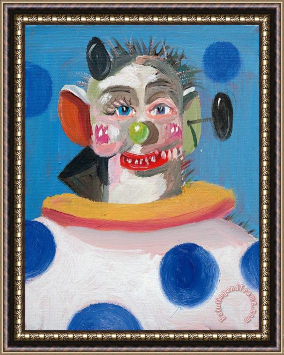 George Condo Son of Bozo, 2008 09 Framed Painting