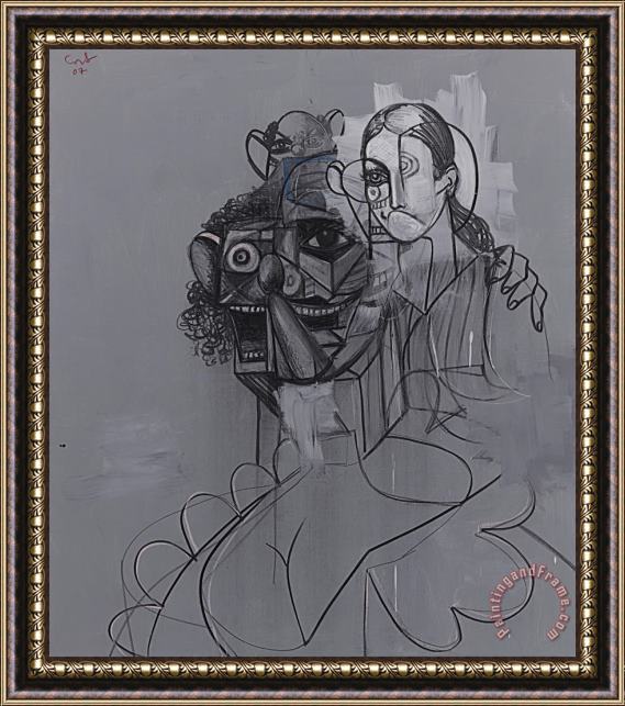 George Condo The Housekeeper's Diary, 2007 Framed Painting