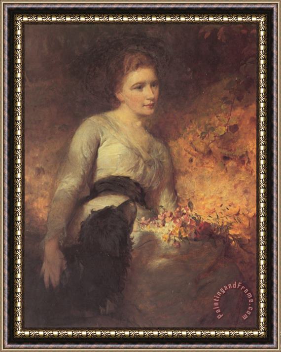 George Elgar Hicks Jane Isabella Baird (villers) Framed Painting