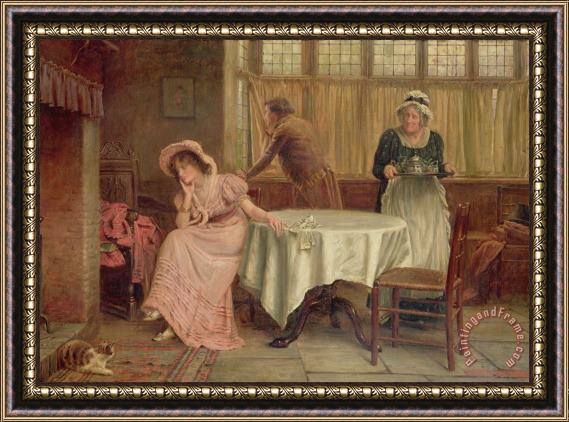 George Goodwin Kilburn 'Will He Come?' Framed Painting