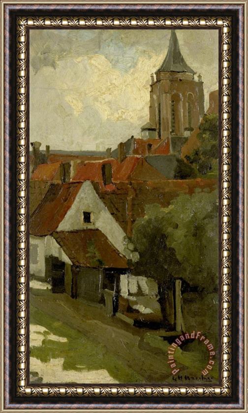 George Hendrik Breitner The Tower of Gorkum Framed Print