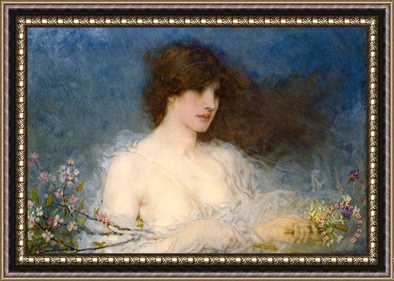 George Henry Boughton A Spring Idyll Framed Painting