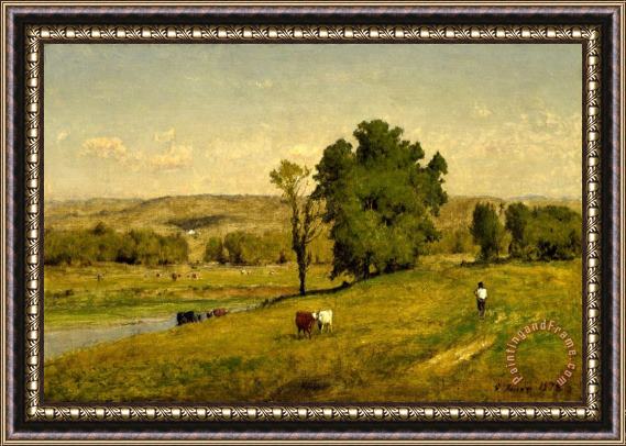 George Inness Landscape Framed Painting