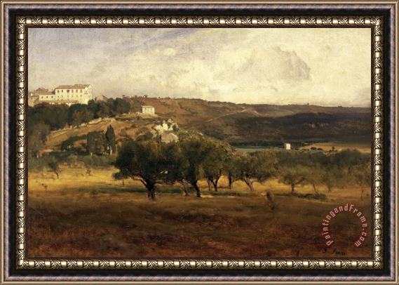 George Inness Perugia Framed Painting