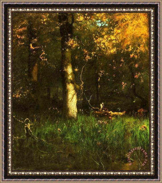 George Inness The Home of The Heron Framed Painting