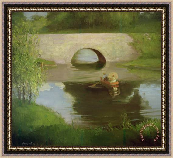 George Luks Central Park Framed Painting