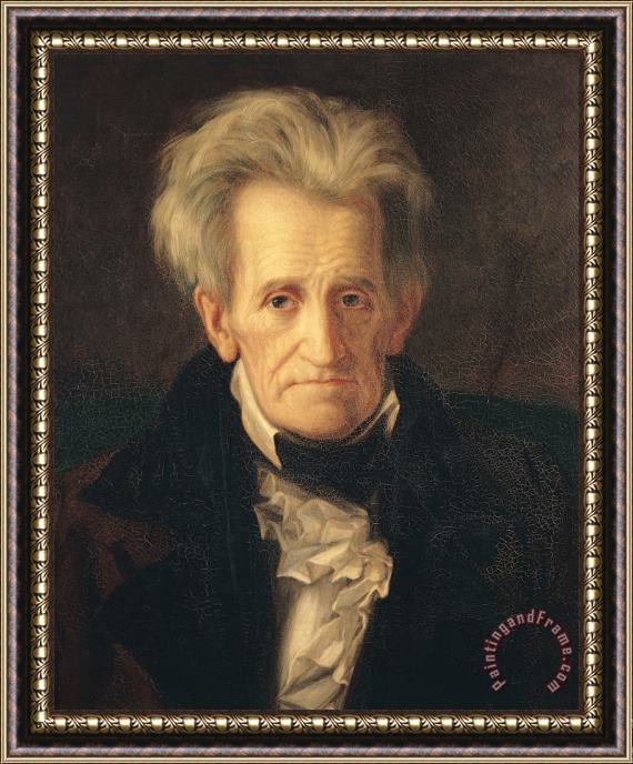 George Peter Alexander Healy Portrait of Andrew Jackson Framed Print