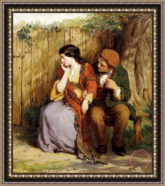 George Smith Moment of Suspense Framed Print