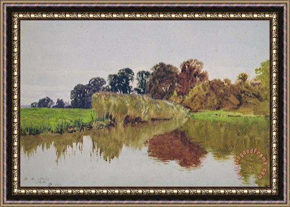 George Vicat Cole On the Arun Stoke Sussex Framed Print
