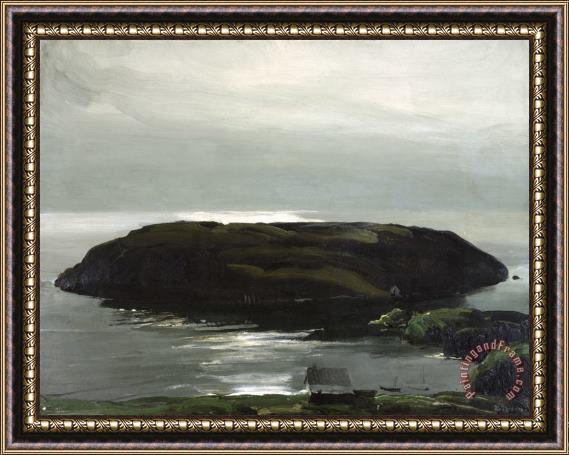 George Wesley Bellows An Island in The Sea Framed Print
